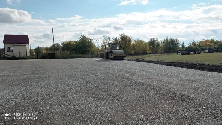 Выполнение работ по строительству автомобильной дороги подъезд к ООО «Агро-Сибирь» в Смоленском районе