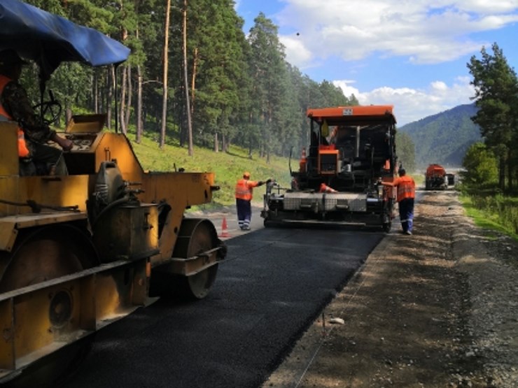 Ремонт автомобильной дороги "Усть-Сема-Чемал-Куюс" км 7+000 - км 9+480