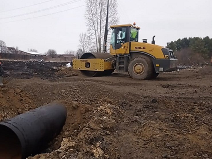 Выполнение работ по строительству автомобильной дороги обход с. Сузоп в Солтонском районе