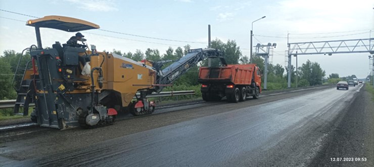 Ремонт автомобильной дороги Бийск - Белокуриха, км 14+600 в Бийском районе (СПВК) Ремонт автомобильной дороги Бийск - Белокуриха, км 14+600 в Бийском районе (СПВК)