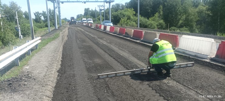 Ремонт автомобильной дороги Бийск - Белокуриха, км 14+600 в Бийском районе (СПВК) Ремонт автомобильной дороги Бийск - Белокуриха, км 14+600 в Бийском районе (СПВК)