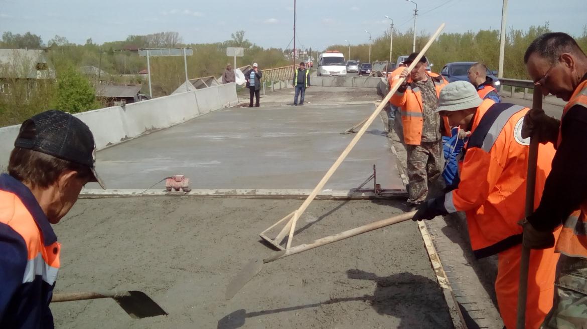 Ремонт моста через р. Поперечная на автомобильной дороге Бийск-Белокуриха, км 29+802 в Смоленском районе Ремонт моста через р. Поперечная на автомобильной дороге Бийск-Белокуриха, км 29+802 в Смоленском районе