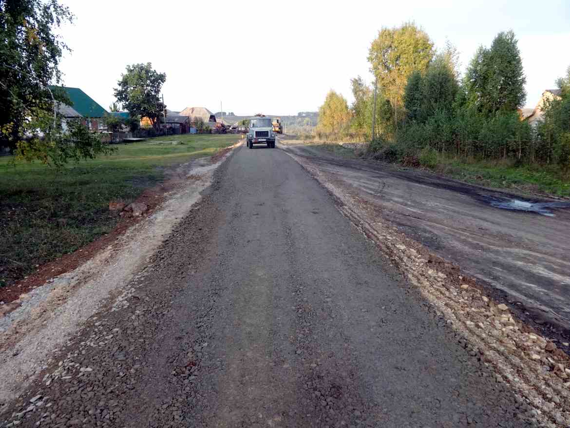 Выполнение работ по ремонту дороги ул. Топольная с. Солтон, Солтонского района, Алтайского края
