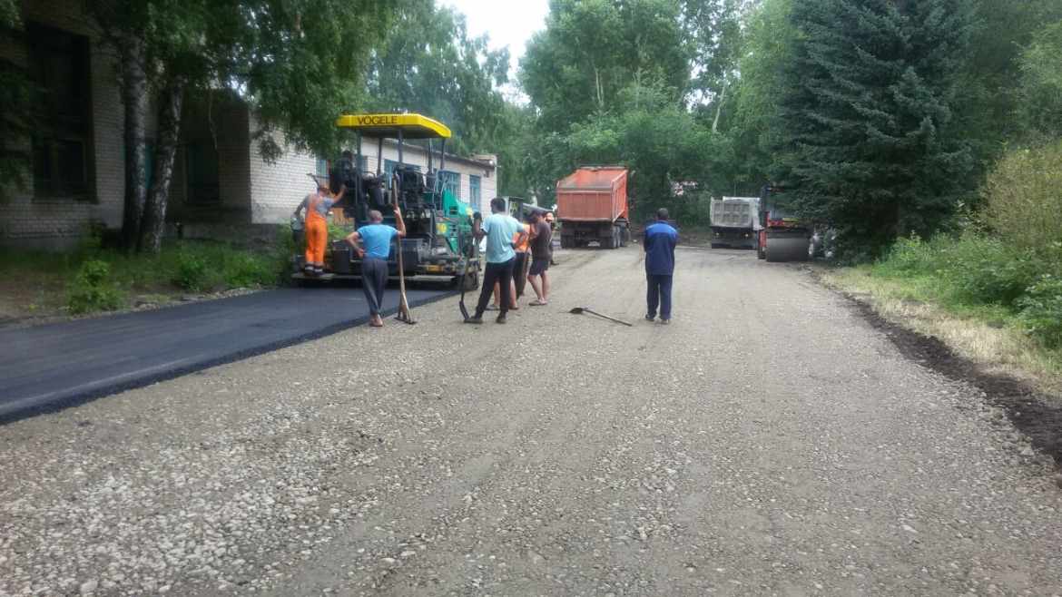 Ремонт асфальтового покрытия дорог и тротуаров п. Заря, Бийского района Ремонт асфальтового покрытия дорог и тротуаров п. Заря, Бийского района