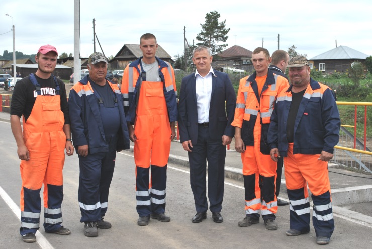 Открытие моста через реку Неня