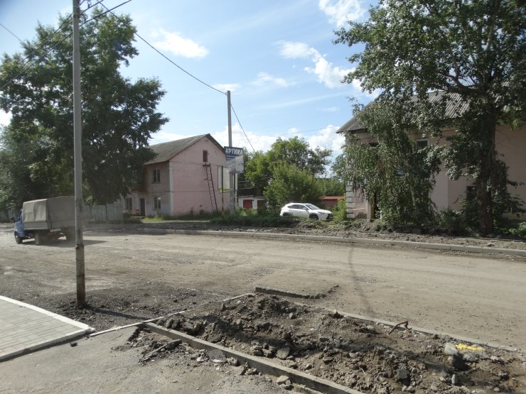 Приостановлены дорожно-строительные работы по улице Вагонной