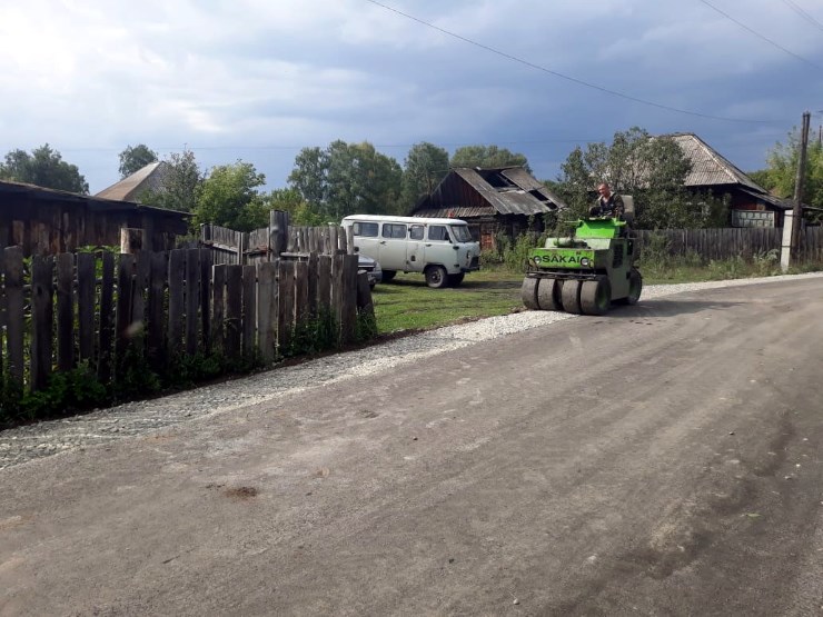 Ремонт улично-дорожной сети в Юго-Восточной зоне Алтайского края, в селе Большеугренево Ремонт улично-дорожной сети в Юго-Восточной зоне Алтайского края, в селе Большеугренево