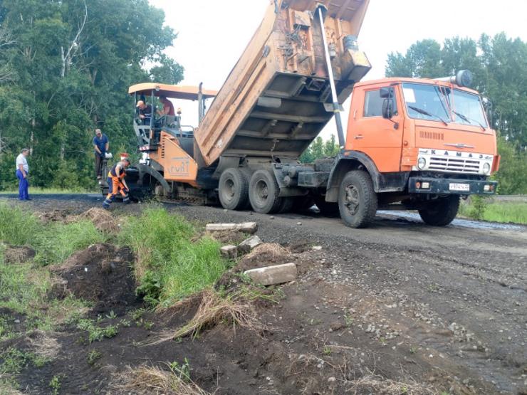 Завершен ремонт автомобильной дороги Бийск - Соколово - Акутиха - Солдатово на участке км 21+182 - км 32+648